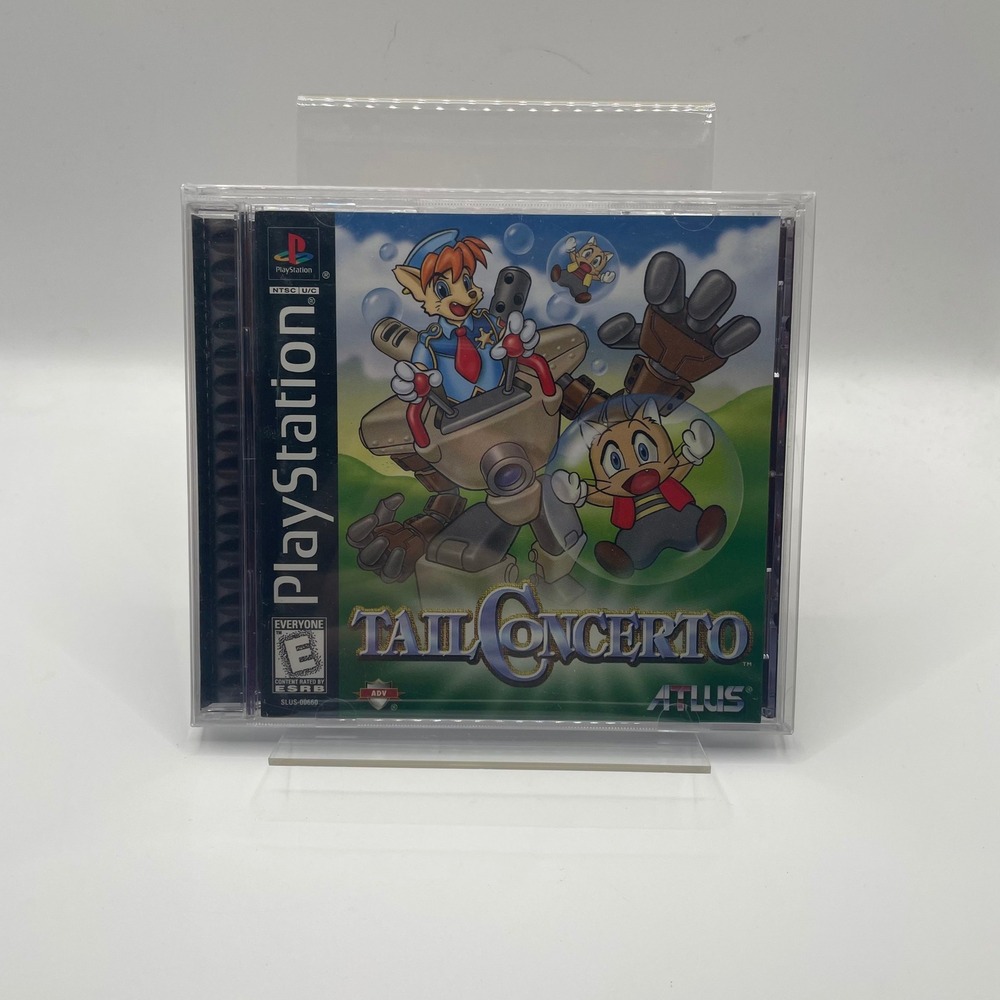 Tail Concerto Sony PlayStation PS1‎ Atlus 1999 CIB Complete